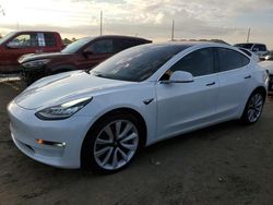 Carros salvage para piezas a la venta en subasta: 2018 Tesla Model 3