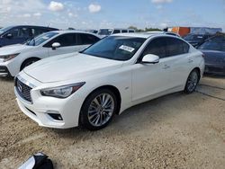 Salvage cars for sale at Arcadia, FL auction: 2020 Infiniti Q50 Pure