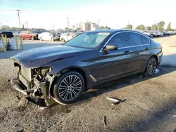 Salvage cars for sale at Los Angeles, CA auction: 2019 BMW 530E