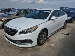 Salvage cars for sale at Riverview, FL auction: 2017 Hyundai Sonata Sport