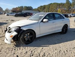 Salvage cars for sale at Seaford, DE auction: 2011 Mercedes-Benz C 300 4matic