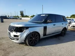 Vehiculos salvage en venta de Copart Miami, FL: 2017 Land Rover Range Rover Supercharged