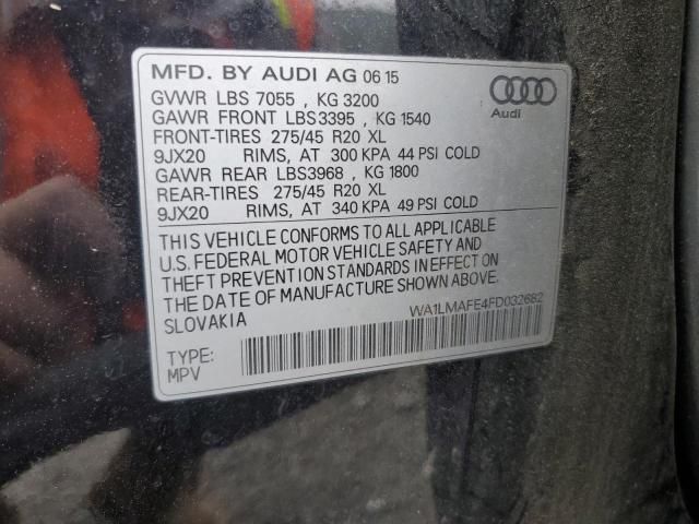 2015 Audi Q7 TDI Premium Plus