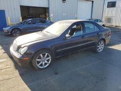 Salvage cars for sale at Vallejo, CA auction: 2003 Mercedes-Benz C 230K Sport Sedan