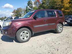 Salvage cars for sale at Candia, NH auction: 2011 Honda Pilot LX