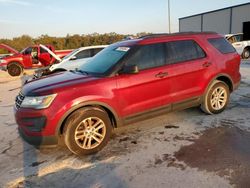 Salvage cars for sale from Copart Apopka, FL: 2017 Ford Explorer