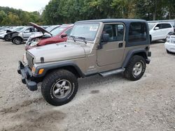 Jeep Vehiculos salvage en venta: 2003 Jeep Wrangler / TJ Sport