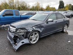 Salvage cars for sale at Portland, OR auction: 2008 Mercedes-Benz C 350