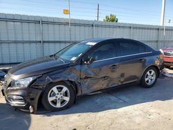 Salvage cars for sale at auction: 2015 Chevrolet Cruze LT