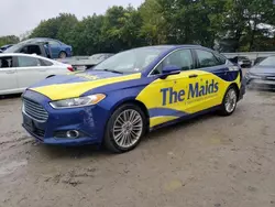 Salvage cars for sale at North Billerica, MA auction: 2015 Ford Fusion SE