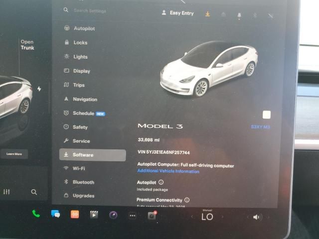 2022 Tesla Model 3