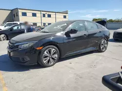 Salvage cars for sale at Wilmer, TX auction: 2017 Honda Civic EX