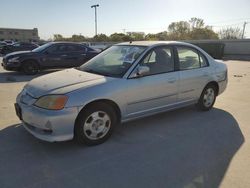 Salvage cars for sale at Wilmer, TX auction: 2003 Honda Civic Hybrid