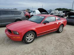 Salvage cars for sale at Arcadia, FL auction: 2007 Ford Mustang