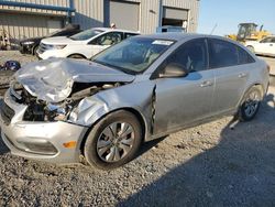 Salvage cars for sale at Earlington, KY auction: 2016 Chevrolet Cruze Limited LS