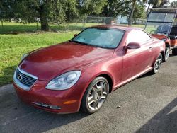 Salvage cars for sale at Riverview, FL auction: 2007 Lexus SC 430