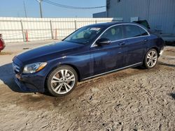 Salvage cars for sale at Jacksonville, FL auction: 2018 Mercedes-Benz C300