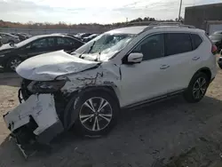 Salvage cars for sale at Fredericksburg, VA auction: 2017 Nissan Rogue SV