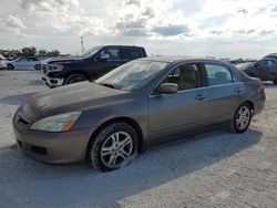 2007 Honda Accord EX en venta en Arcadia, FL