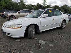 Salvage cars for sale at Waldorf, MD auction: 2001 Honda Accord EX