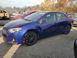 Salvage cars for sale at Ellwood City, PA auction: 2015 Toyota Corolla L