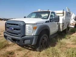 Salvage trucks for sale at Andrews, TX auction: 2012 Ford F450 Super Duty