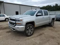 Salvage cars for sale at Grenada, MS auction: 2016 Chevrolet Silverado K1500 LT