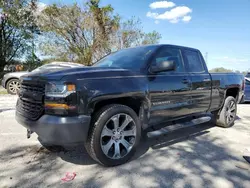 Salvage cars for sale at Riverview, FL auction: 2018 Chevrolet Silverado C1500