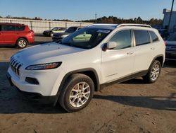 Salvage cars for sale at Fredericksburg, VA auction: 2016 Jeep Cherokee Latitude