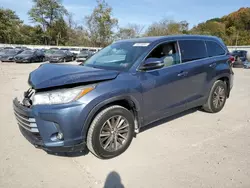 2019 Toyota Highlander SE en venta en Ellwood City, PA