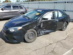 Salvage cars for sale at Moraine, OH auction: 2015 Toyota Corolla L