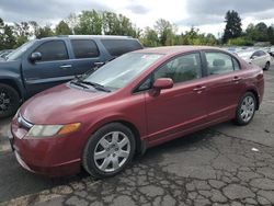 Honda salvage cars for sale: 2008 Honda Civic LX