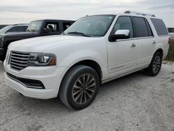 Salvage cars for sale at Riverview, FL auction: 2016 Lincoln Navigator Select