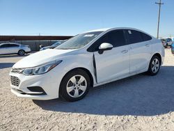 Salvage cars for sale at Andrews, TX auction: 2018 Chevrolet Cruze LS