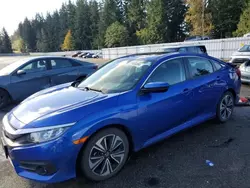 Salvage cars for sale at Arlington, WA auction: 2017 Honda Civic EX