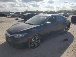 Salvage cars for sale at Houston, TX auction: 2016 Honda Civic EXL