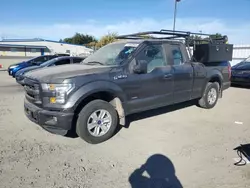 Salvage trucks for sale at Sacramento, CA auction: 2016 Ford F150 Super Cab