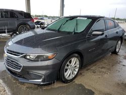 Chevrolet salvage cars for sale: 2016 Chevrolet Malibu LT