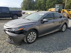 Salvage cars for sale at Concord, NC auction: 2020 Toyota Camry LE