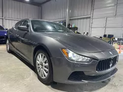 Salvage cars for sale at Haslet, TX auction: 2017 Maserati Ghibli