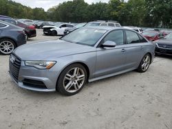 Salvage cars for sale at North Billerica, MA auction: 2016 Audi A6 Premium