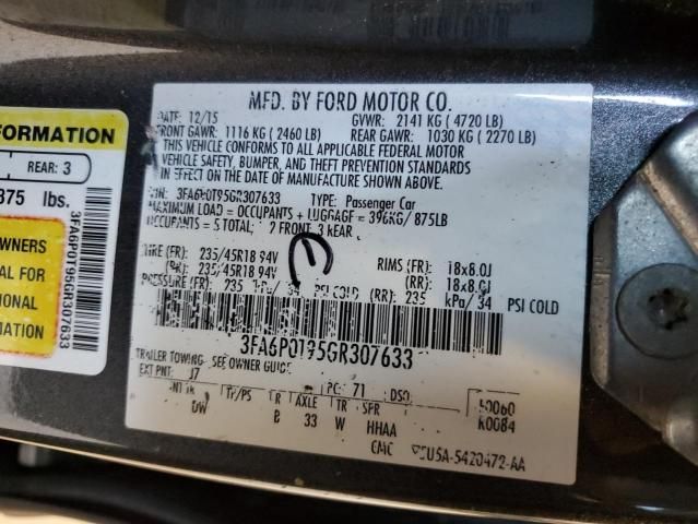 2016 Ford Fusion SE