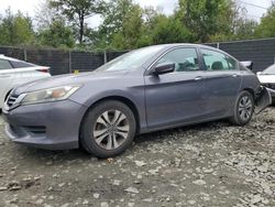 Salvage cars for sale at Waldorf, MD auction: 2014 Honda Accord LX