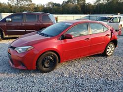 Salvage cars for sale at Augusta, GA auction: 2016 Toyota Corolla L