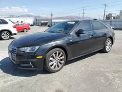 Salvage cars for sale at Sun Valley, CA auction: 2018 Audi A4 Premium