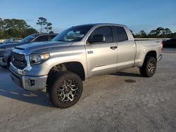 Salvage cars for sale from Copart Fort Pierce, FL: 2018 Toyota Tundra Double Cab SR