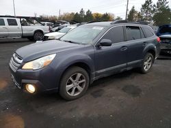 Subaru salvage cars for sale: 2014 Subaru Outback 2.5I Premium