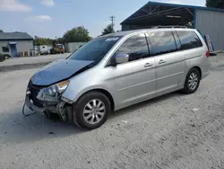 Salvage cars for sale from Copart Midway, FL: 2009 Honda Odyssey EXL