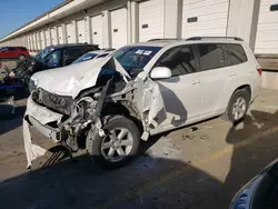 Salvage cars for sale at Louisville, KY auction: 2010 Toyota Highlander SE