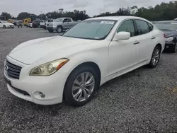 Salvage cars for sale at Riverview, FL auction: 2012 Infiniti M37 X